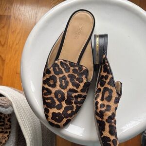 Michael Kors Leopard Print Mules